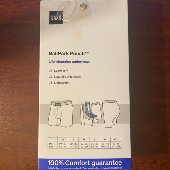 SAXX ULTRA Boxer Briefs with Fly “Birch Gray" - Picture 4 of 4